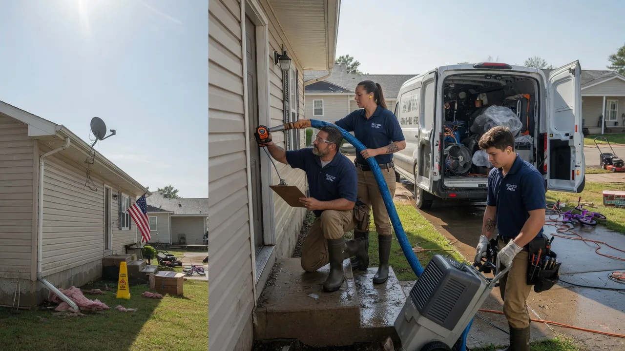 Ceiling Water Damage Restoration in Dewey, IL near me